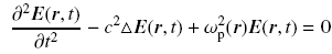 Wave equation