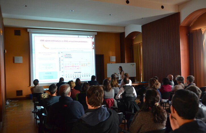 Soutenance de thèse en salle de conférence du Château