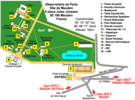 Plan du site de Meudon