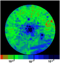 Image coronographique obtenue avec un prototype M4QPM