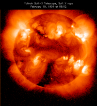 Fig. 7 : Rayonnement X du Soleil