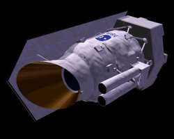 Image d'artiste du satellite ISO
