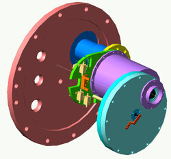 View of the internal assembly of YACADIRE