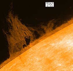 Protubérance solaire