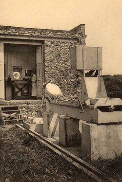 Le cœlostat du spectrohéliographe en 1920
