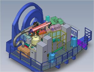 SPHERE sur la plateforme Nasmtyth du VLT