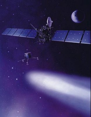 Image d'artiste de la sonde Rosetta