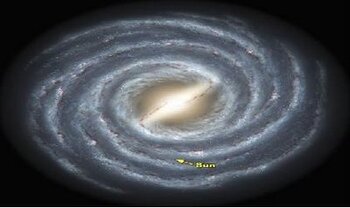 Fig.1-La Voie Lactée notre galaxie