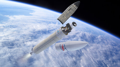 BepiColombo peu après son lancement