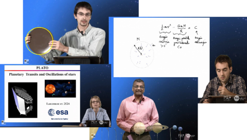 Aperçu de séances de cours du MOOC "Peser l'Univers"