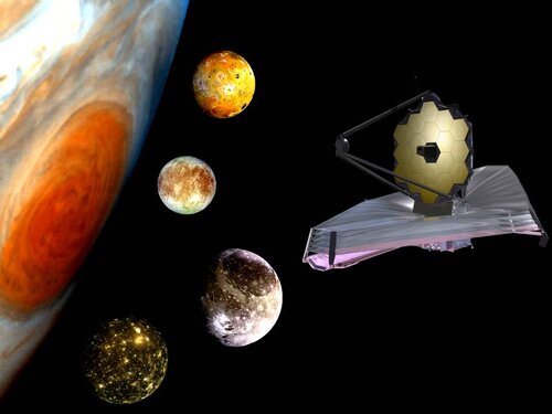 Le JWST, Jupiter et les satellites galiléens