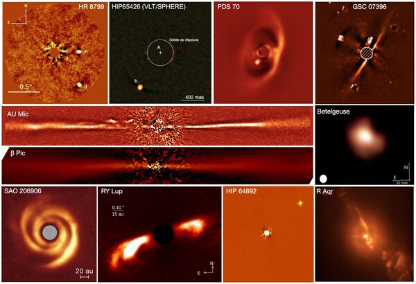 Galerie de résultats astrophysiques d'exoplanètes, de disques, d'étoiles (...)