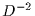 $D^{-2}$