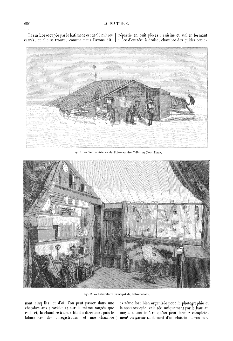Autres observatoires Articles extraits de la Revue "La Nature" Conservatoire Numérique des