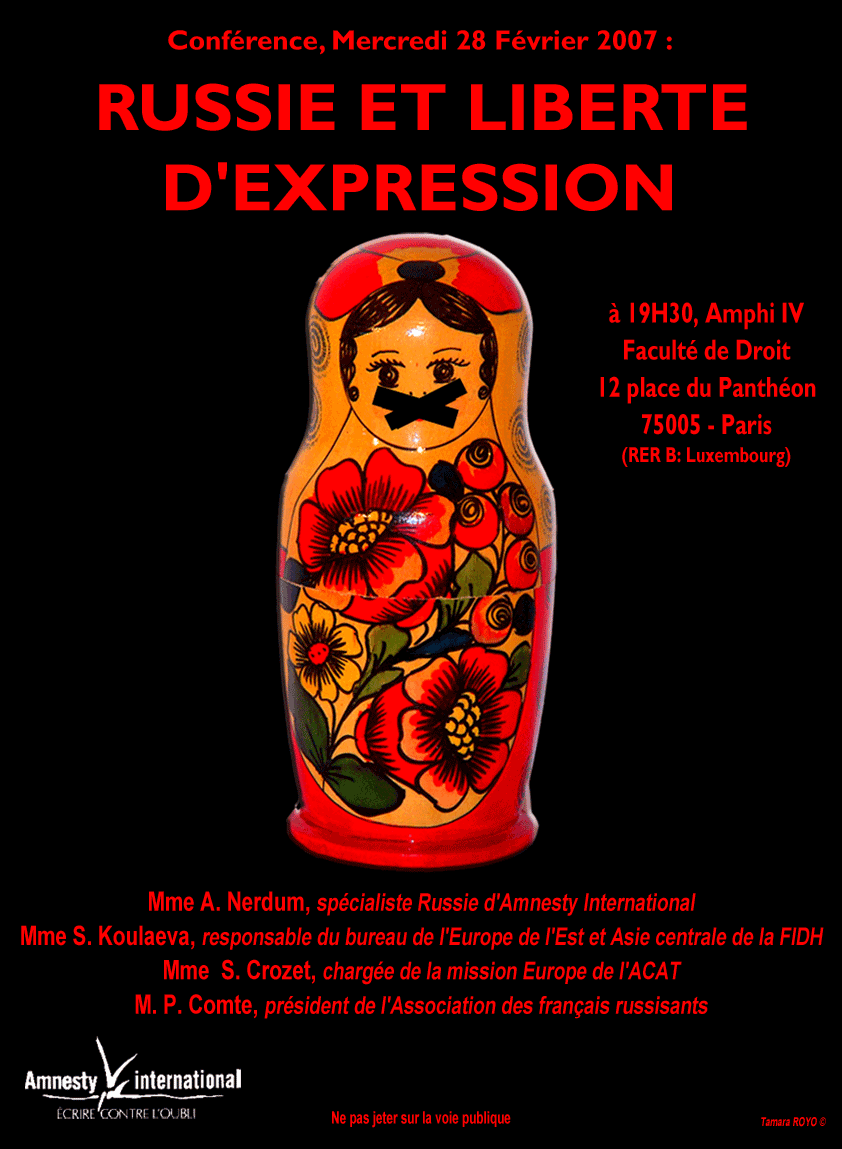 Affiche russie