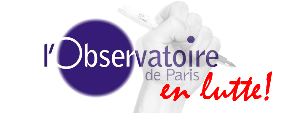L'Observatoire de Paris en lutte