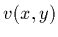 $v(x,y)$