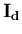 ${\bf I_{d}}$