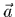 $\vec{a}$