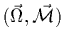 $(\vec{\Omega},\vec{\cal{M}})$