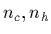 $n_c,n_h$